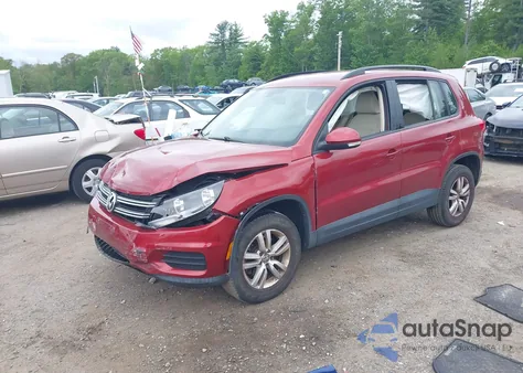 2016 Volkswagen Tiguan S z USA, uszkodzony, nr VIN WVGBV7AX8GW003889